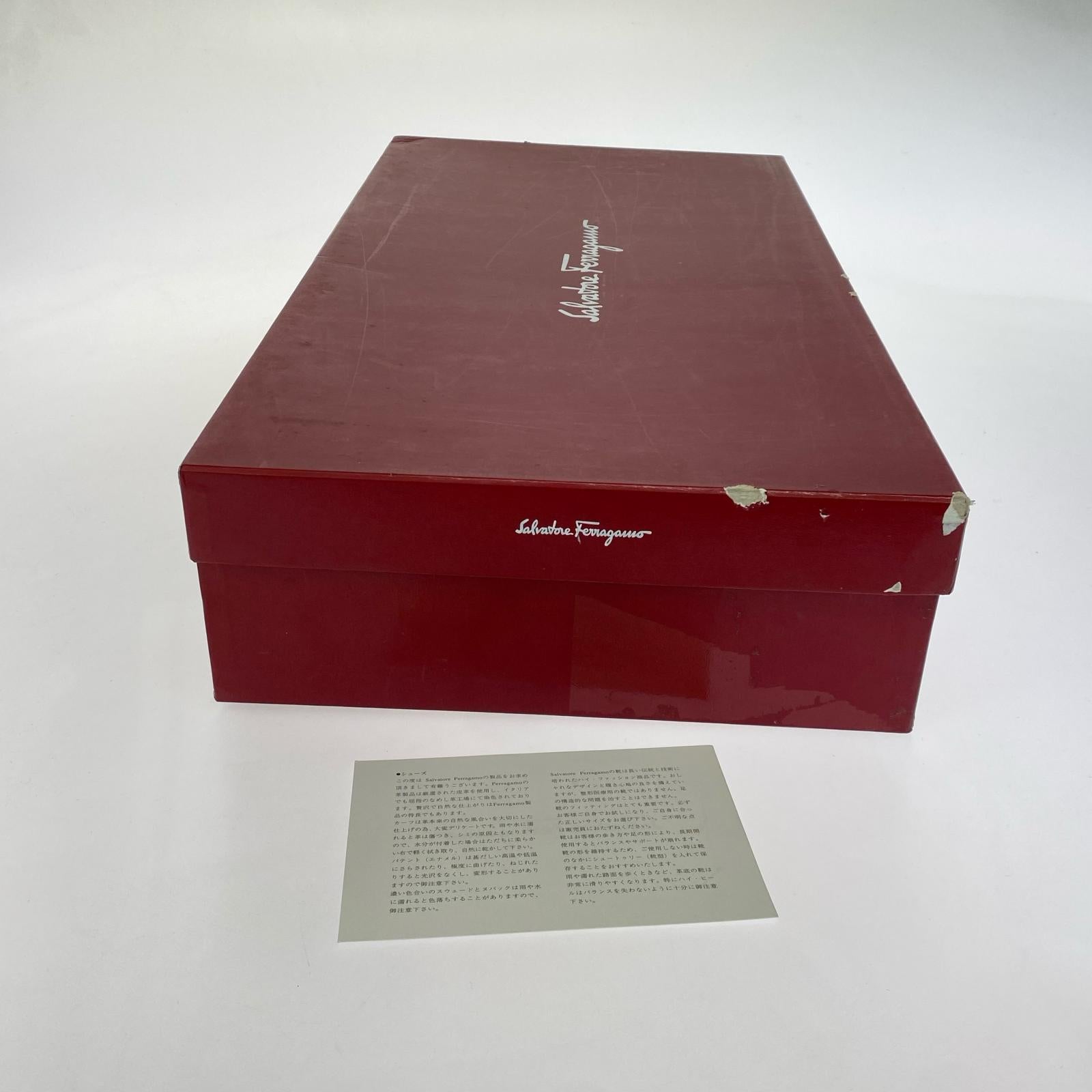 S.Ferragamo ヴァラリボン スエードロングブーツ 5 1/2(22.5㎝程度)
