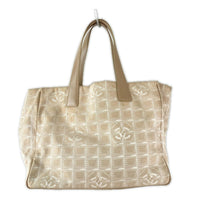 CHANEL ニュートラベル トートMM トートバッグ ベージュ
