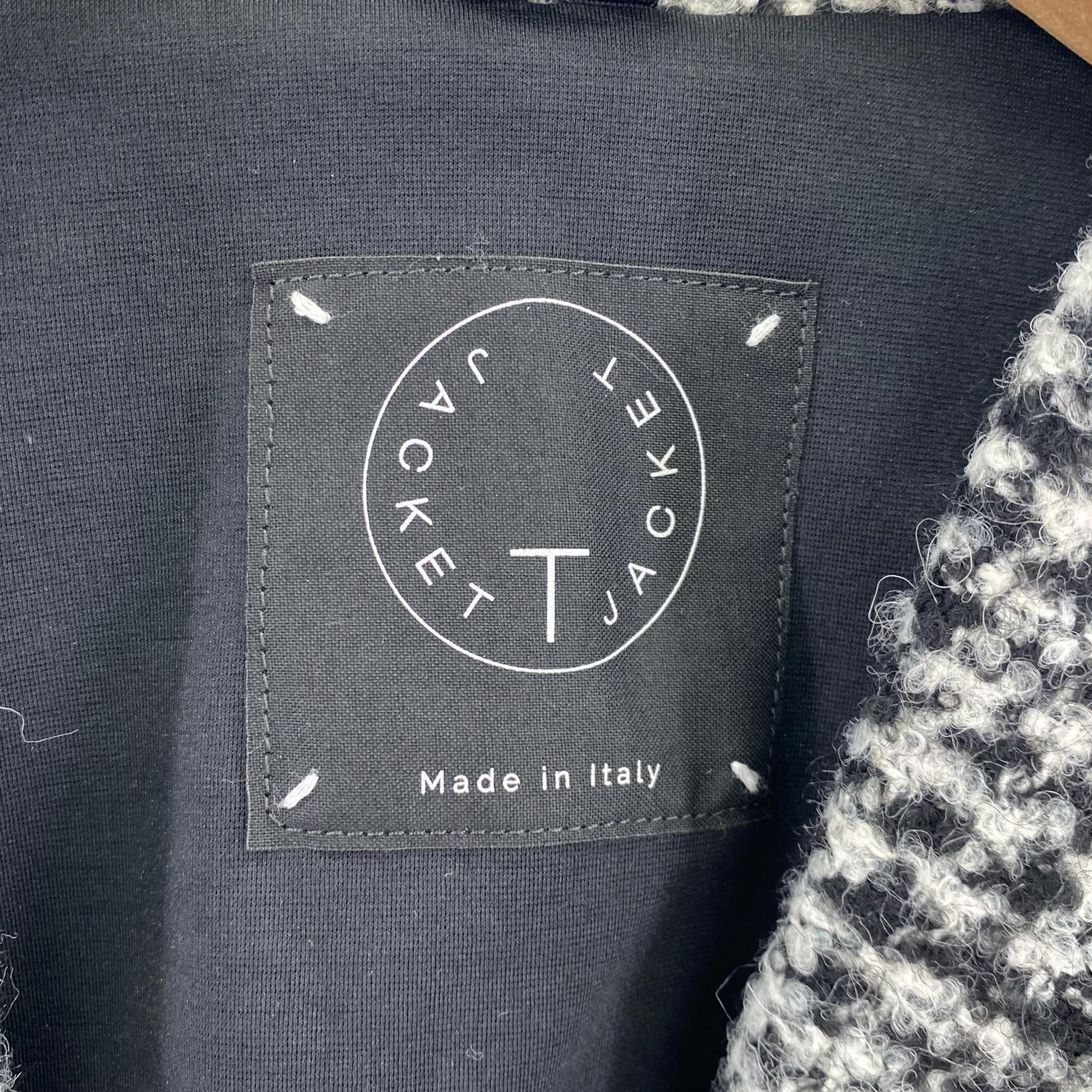 その他アウター t-jacket チェスターコート 白黒 S S