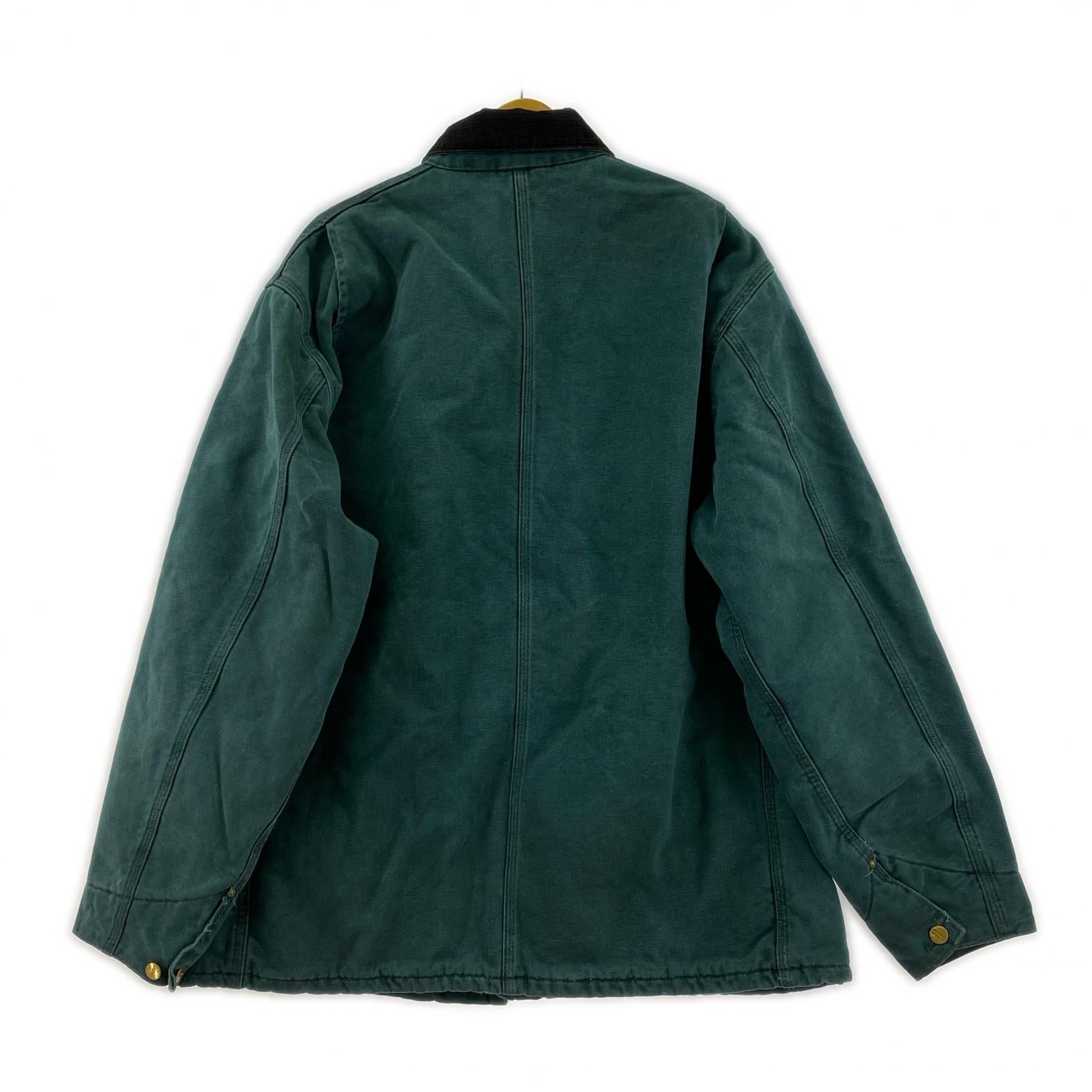 ジャケット USA製 90s ミシガンチョアコート (XL) CB2043 グリーン