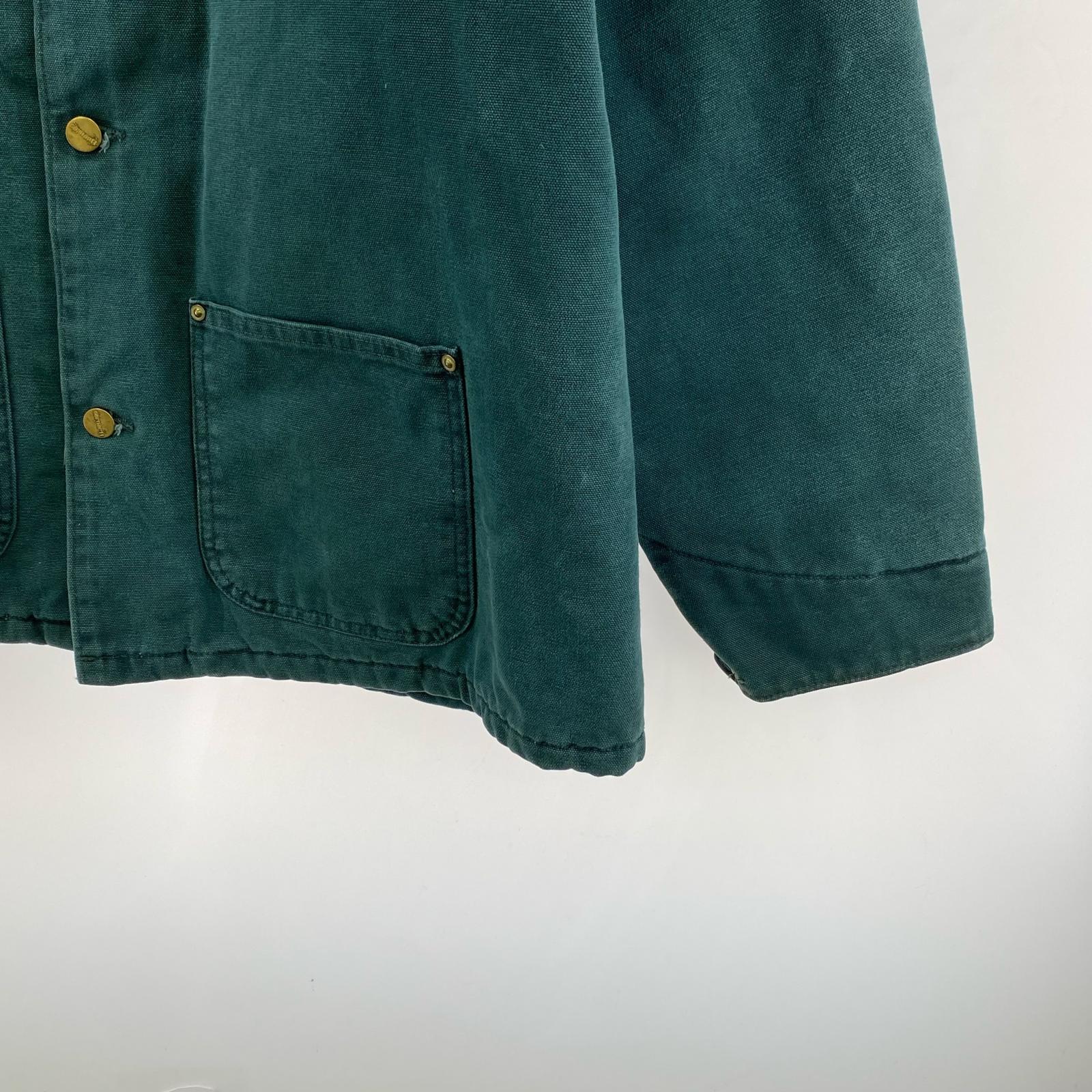 ジャケット USA製 90s ミシガンチョアコート (XL) CB2043 グリーン