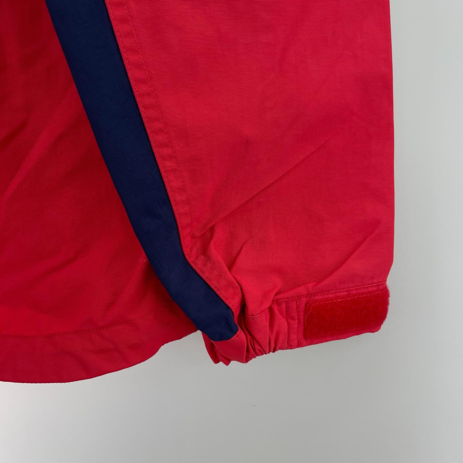 ジャケット XLARGE ナイロンジップアップフーディ M RED M
