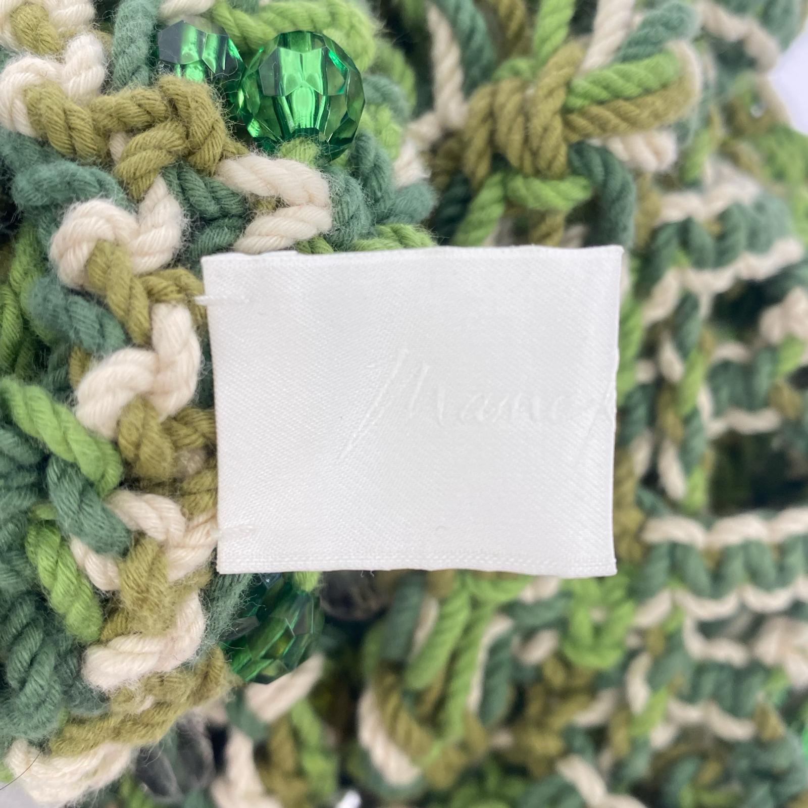その他バッグ Macrame Beaded Shoulder Bag グリーン
