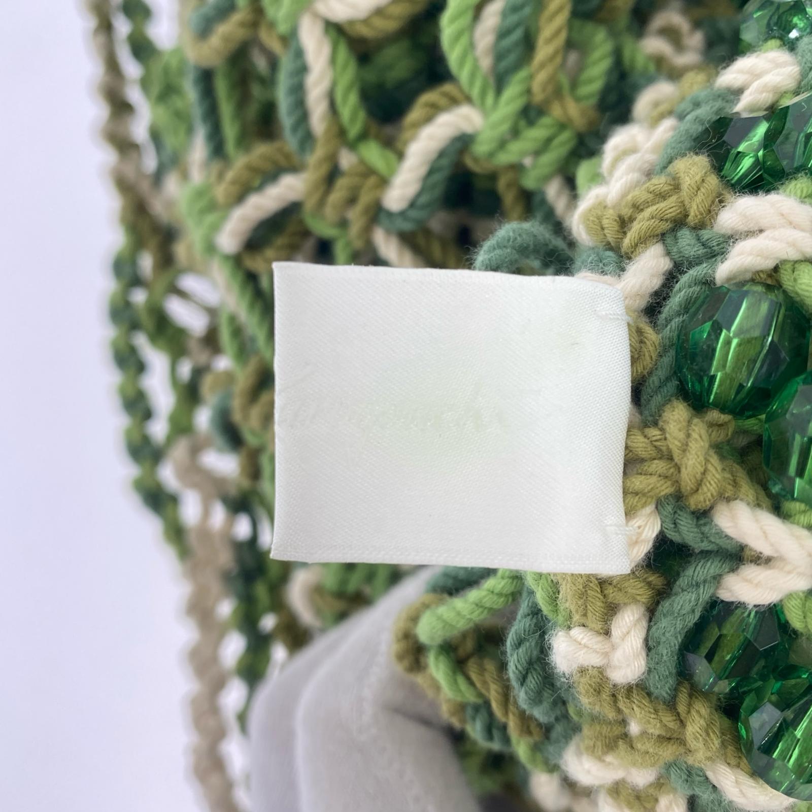 その他バッグ Macrame Beaded Shoulder Bag グリーン
