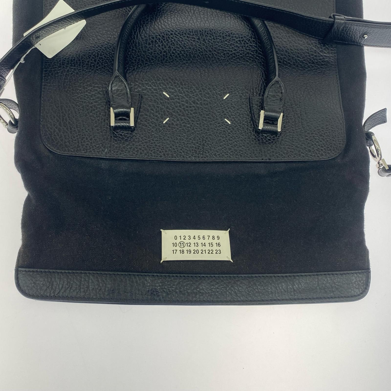 ショルダーバッグ MAISON MARGIELA 5AC Daily Vertical 2WAYショルダーバッグ ブラック ブラック