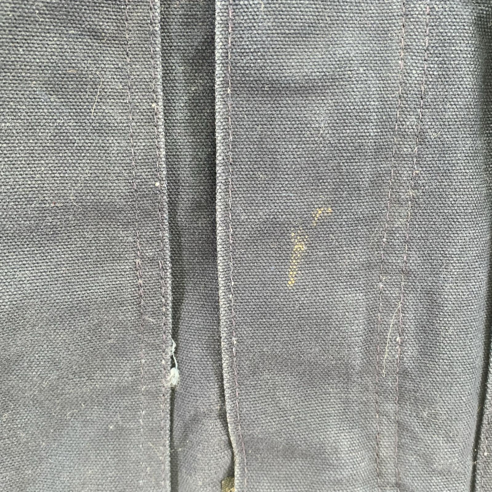 ジャケット Carhartt 00s USA製 企業刺繍 トラディショナルジャケット XXL程度 ネイビー 52 ネイビー
