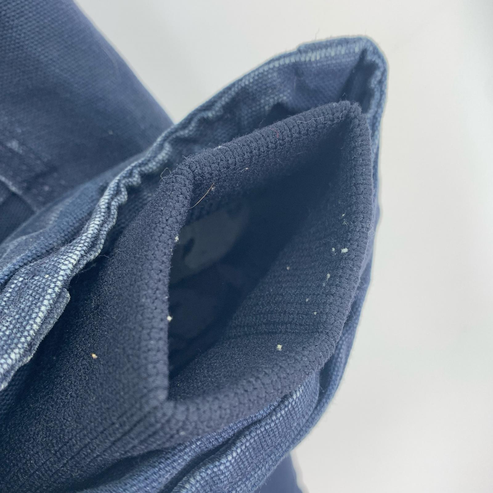 ジャケット Carhartt 00s USA製 企業刺繍 トラディショナルジャケット XXL程度 ネイビー 52 ネイビー