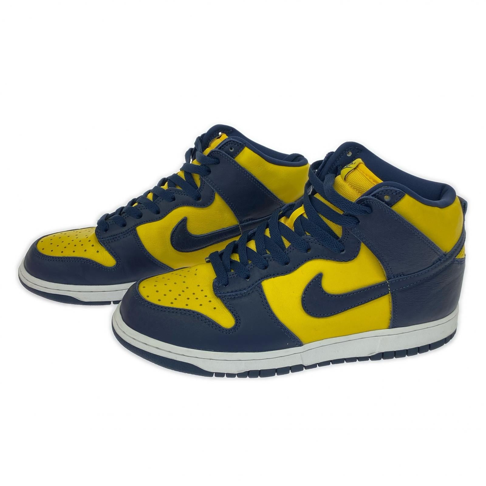 スニーカー DUNK HIGH ハイカットスニーカー ネイビー×イエロー 27.5cm 27.5cm (US9 1/2 UK9 EU45)