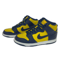 スニーカー DUNK HIGH ハイカットスニーカー ネイビー×イエロー 27.5cm 27.5cm (US9 1/2 UK9 EU45)