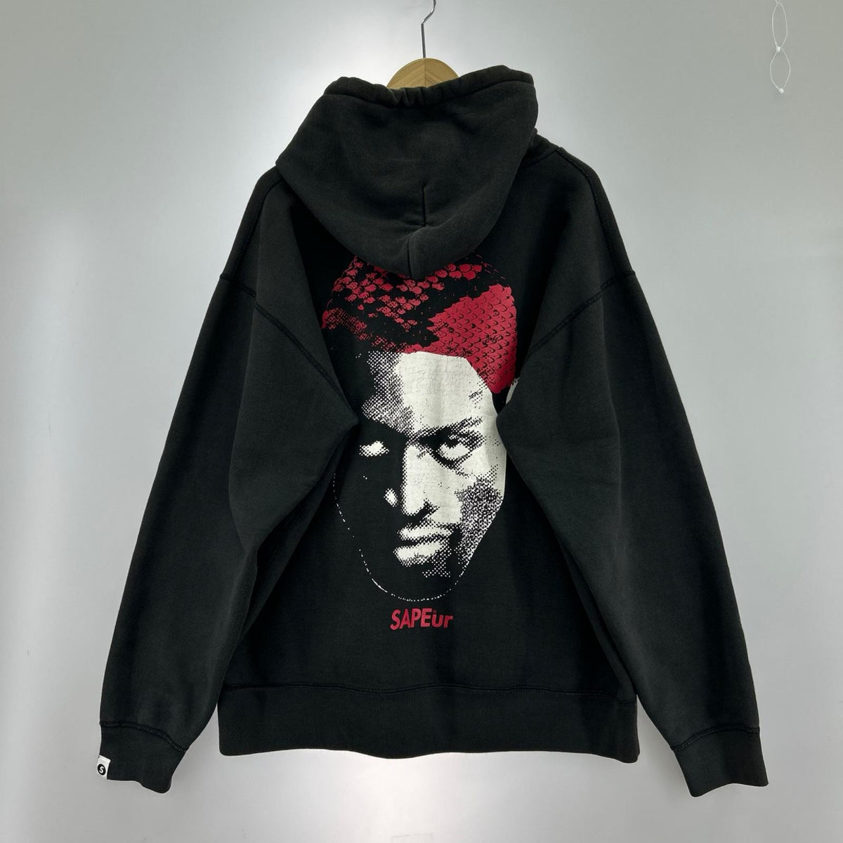 パーカー ロッドマン/BLK×RED/XL ブラック