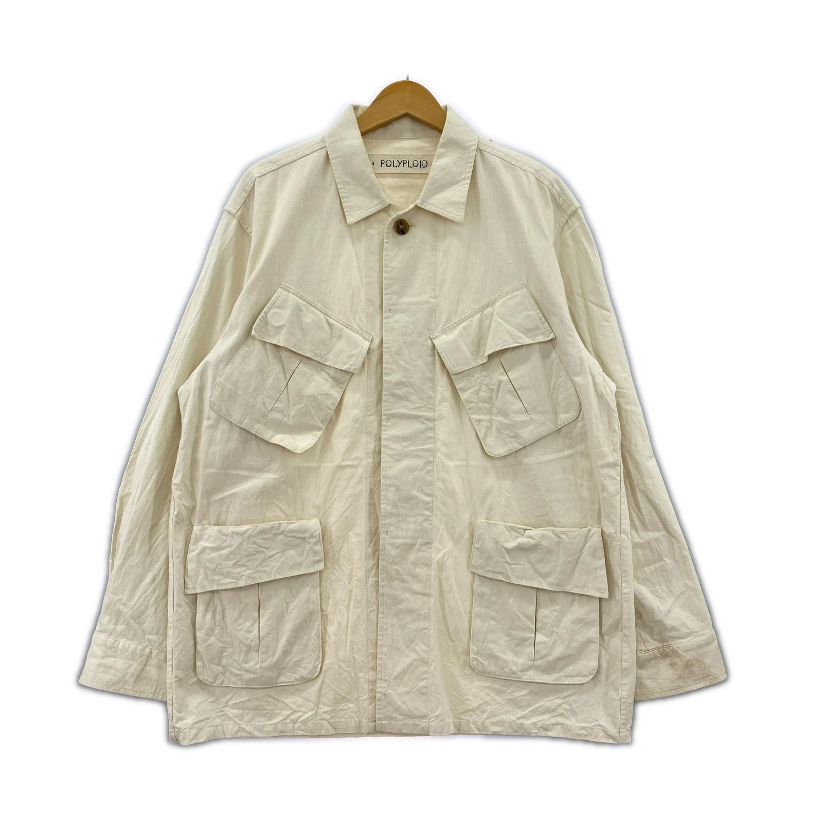 ジャケット UTILITY JACKET "A" - OFF WHITE (3) アイボリー 3
