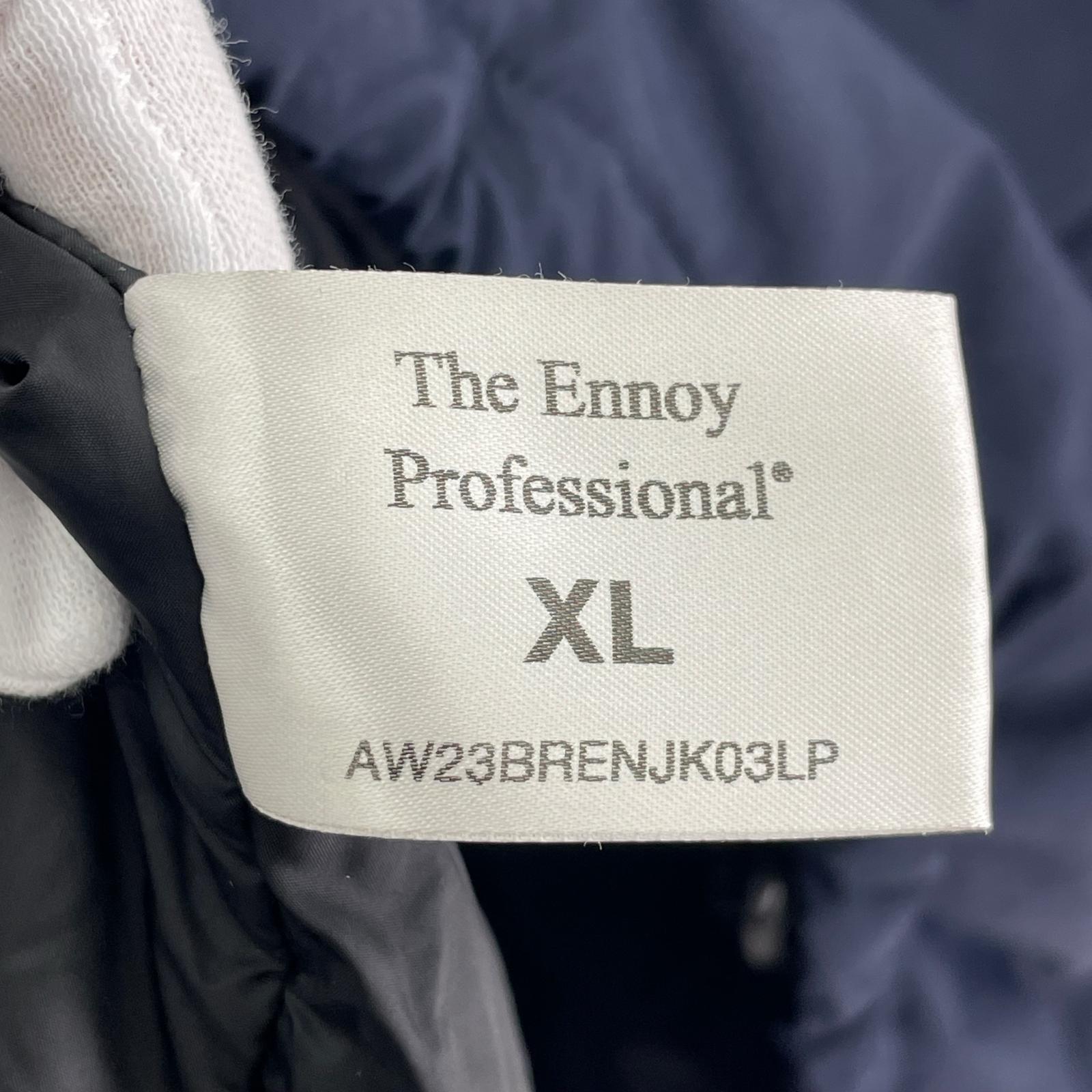 ジャケット ennoy 23AW ナイロンパテッドジャケット 中綿シャカシャカ XL ネイビー ネイビー