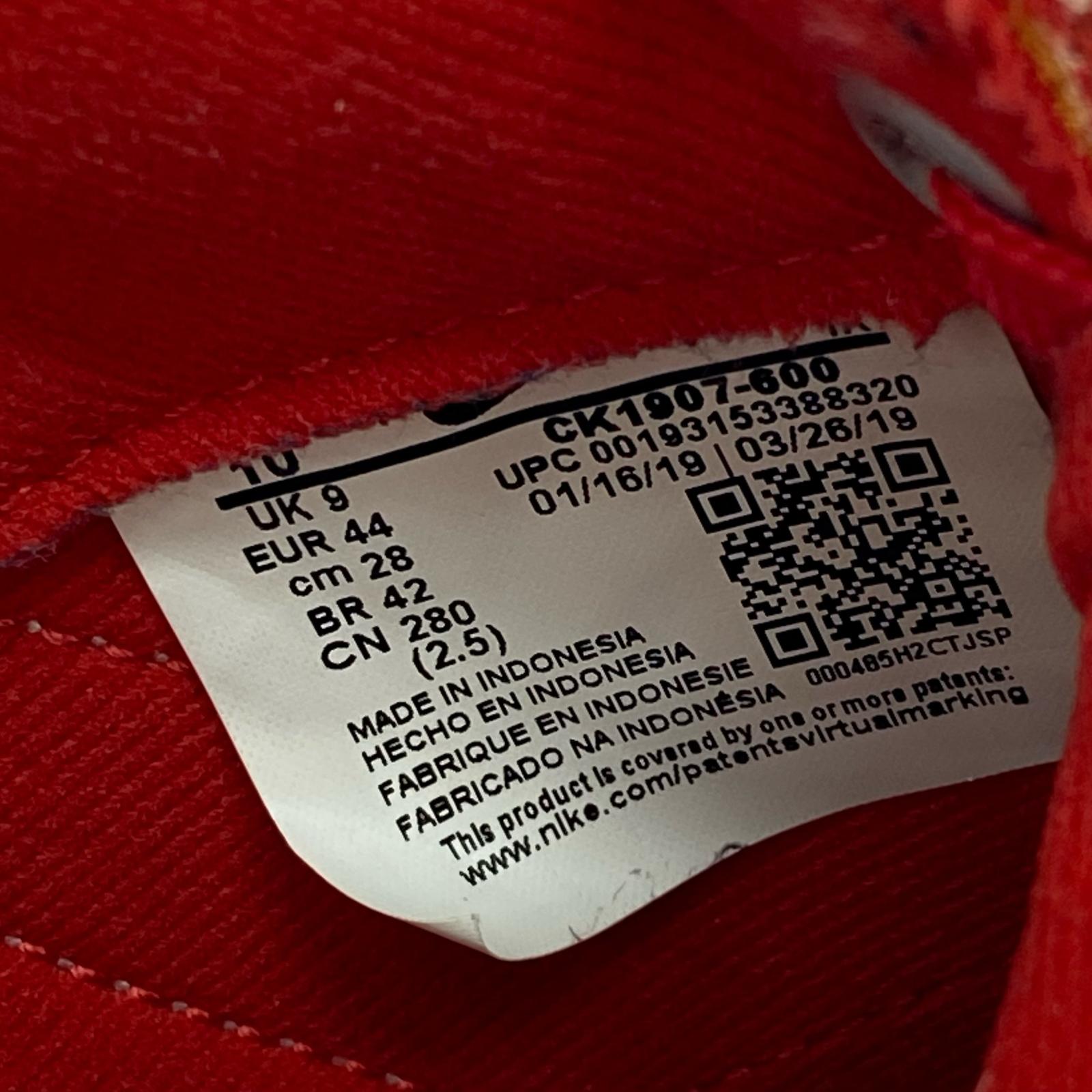 スニーカー STRANGER THINGS OG PACK CORTEZ 28cm (US10 UK9 1/2 EU46) レッド
