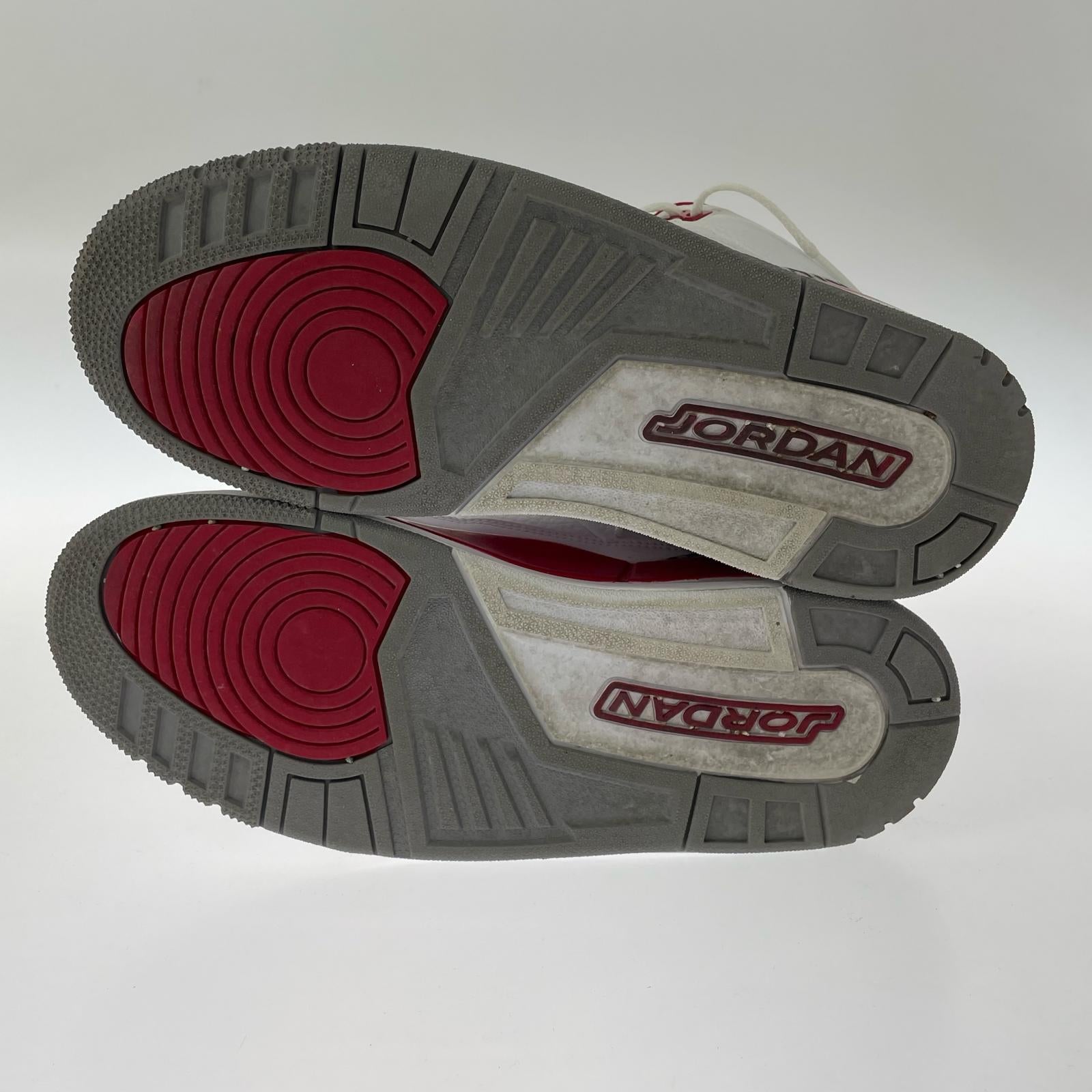 スニーカー Air Jordan 3 Cardinal Red 27.0cm 27cm (US9 UK8 1/2 EU44) ホワイト