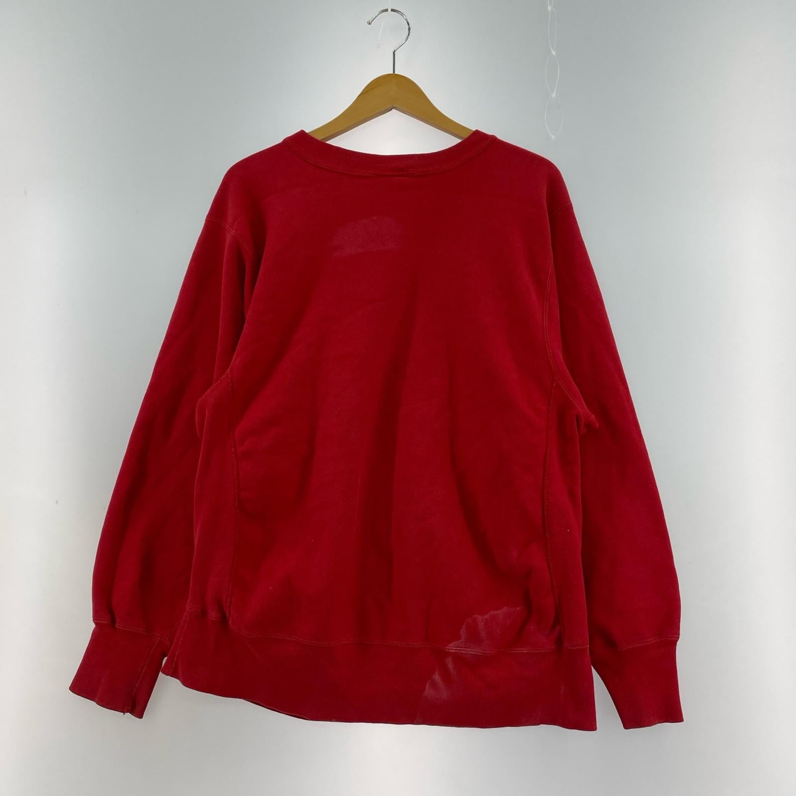 スウェット 80s リバーズウィーブ 青目 (L) 赤 L レッド