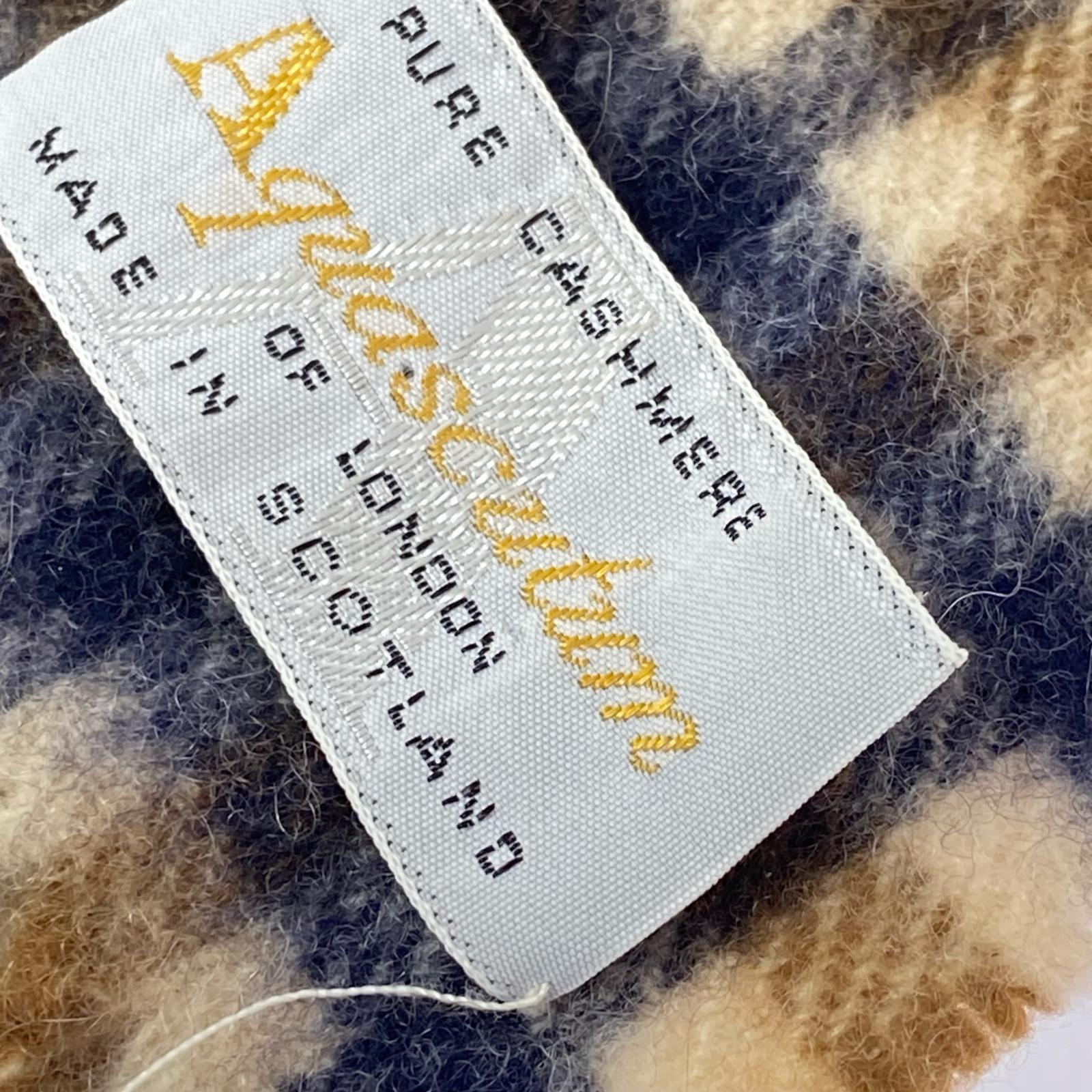 その他アクセサリー Aquascutum カシミア チェック マフラー