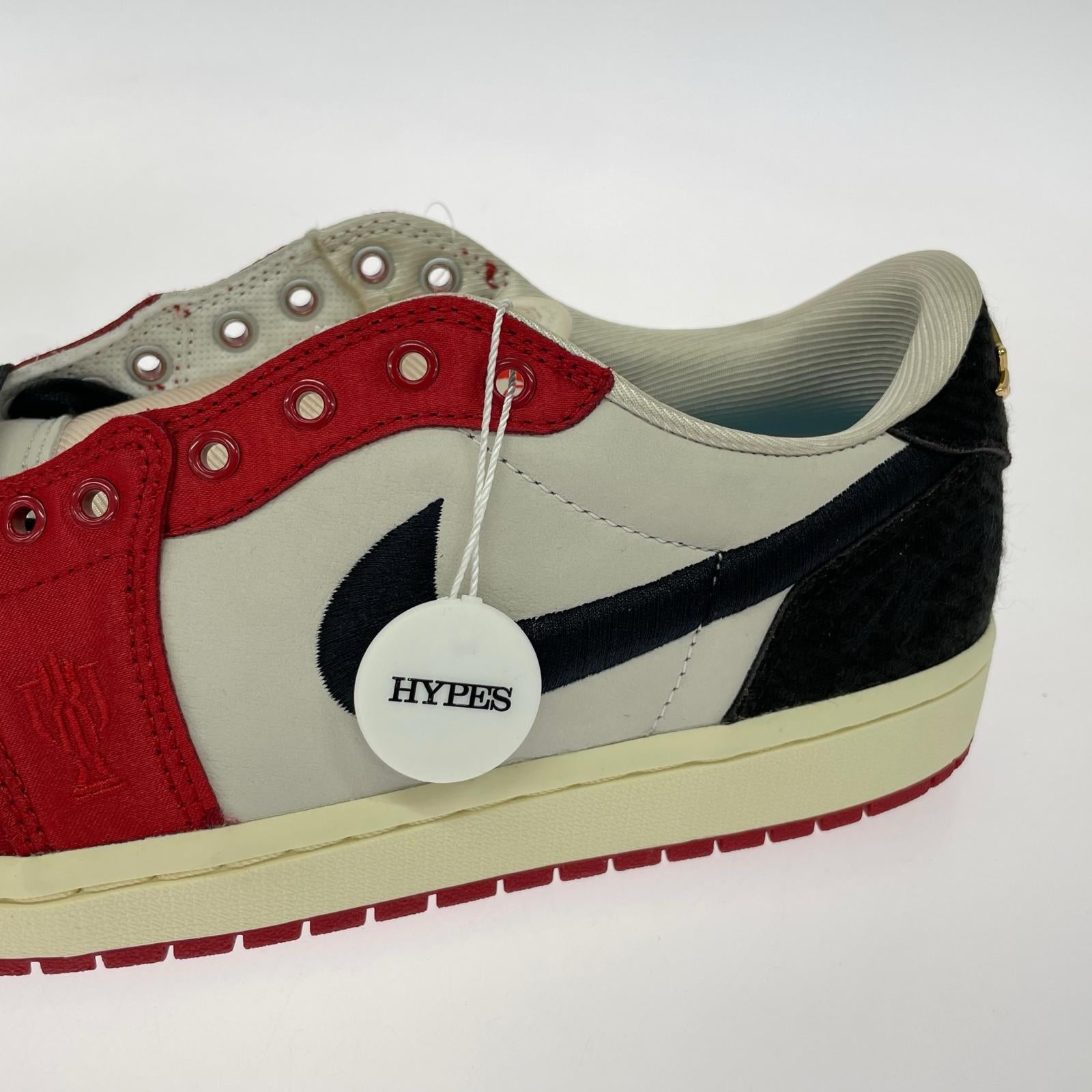 その他靴 Trophy Room × Air Jordan 1 Low OG Sail and Varsity Red 28.0cm