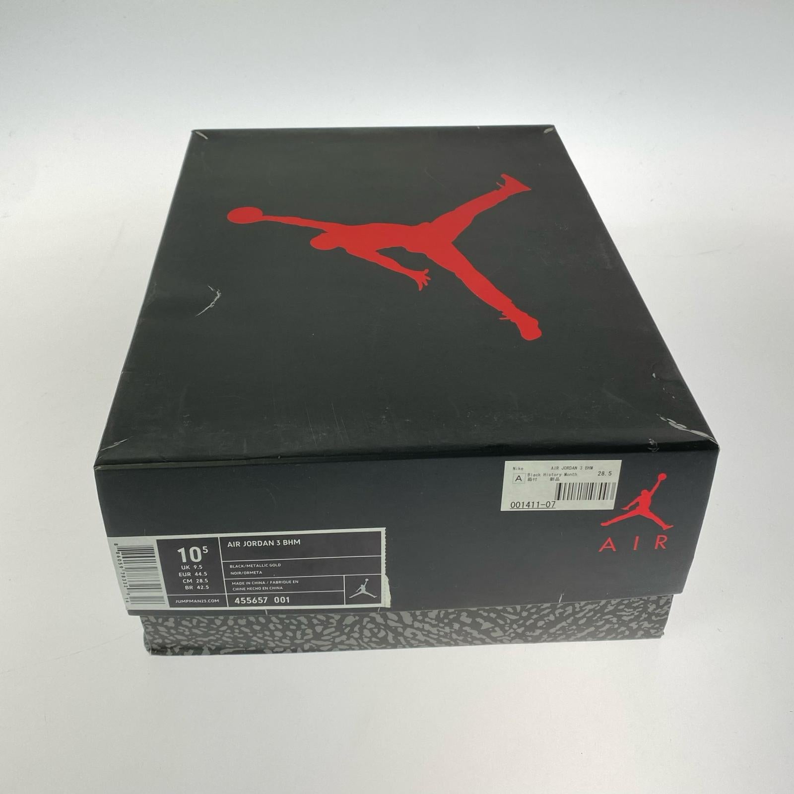 その他靴 Air Jordan 3 Retro "Black History Month" 28.5cm 28.5cm (US10 1/2 UK10 EU47) ブラック