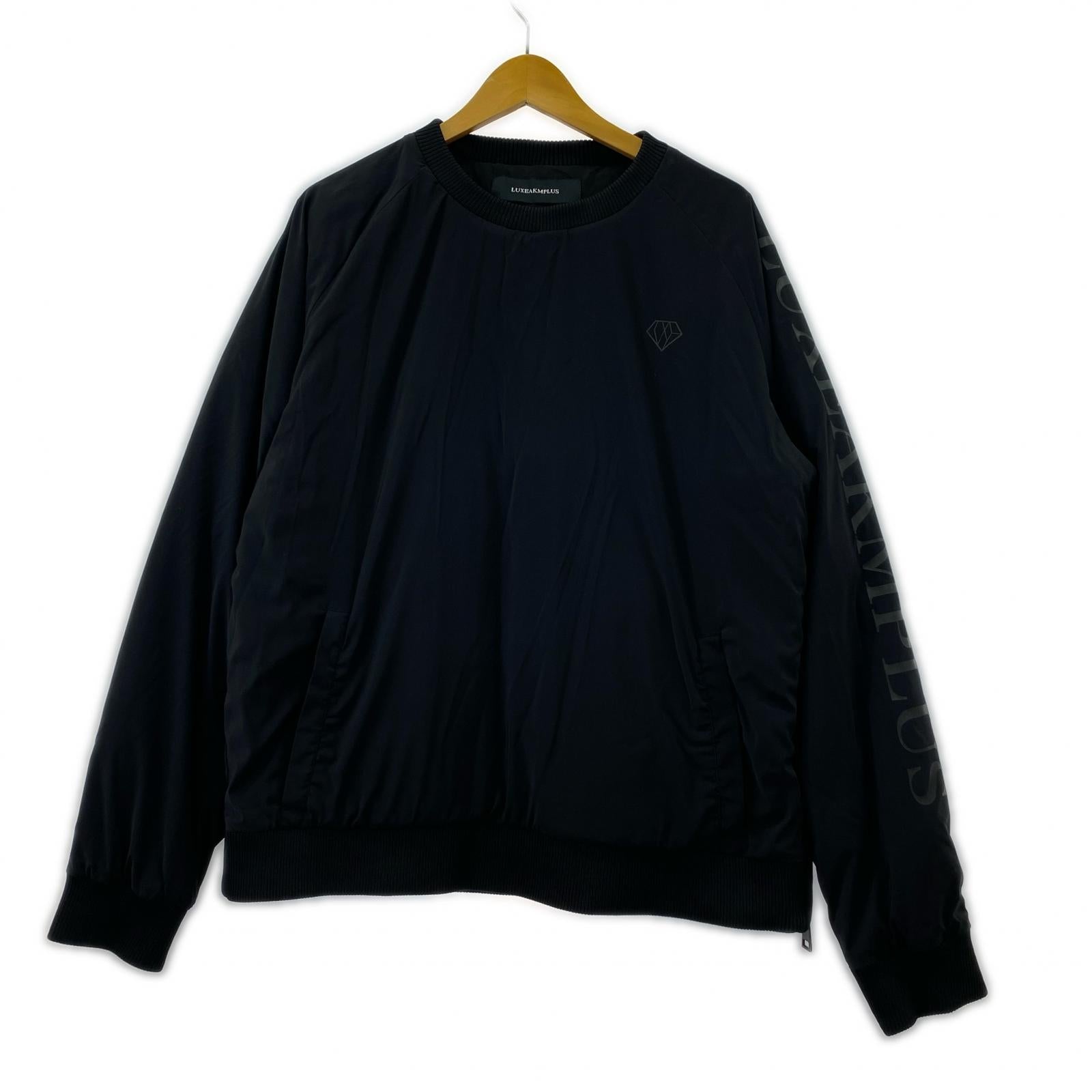 ジャージ LUXEAKMPLUS ナイロンジャケット L ブラック