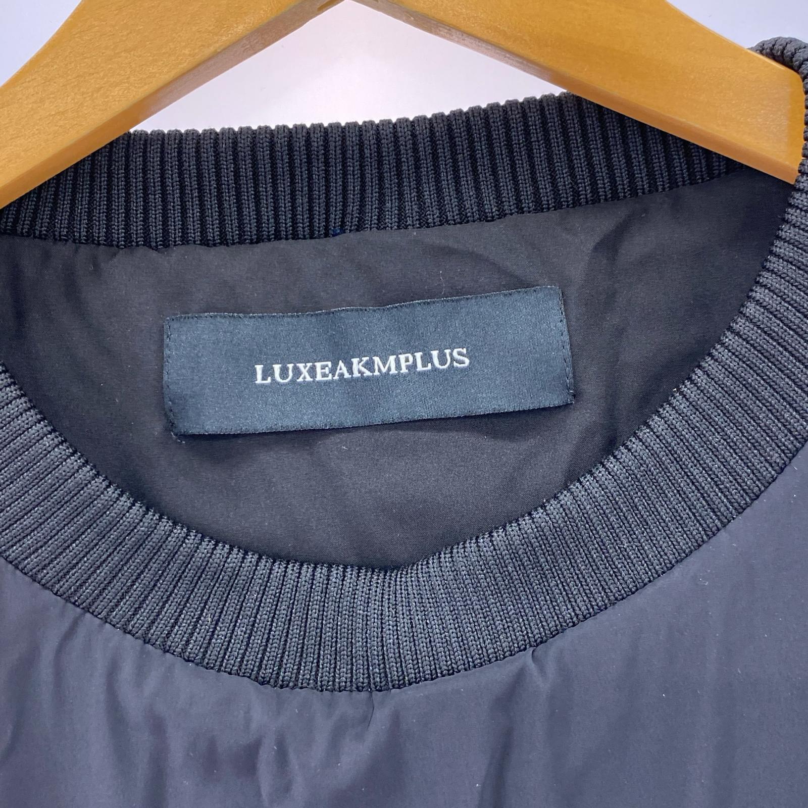 ジャージ LUXEAKMPLUS ナイロンジャケット L ブラック