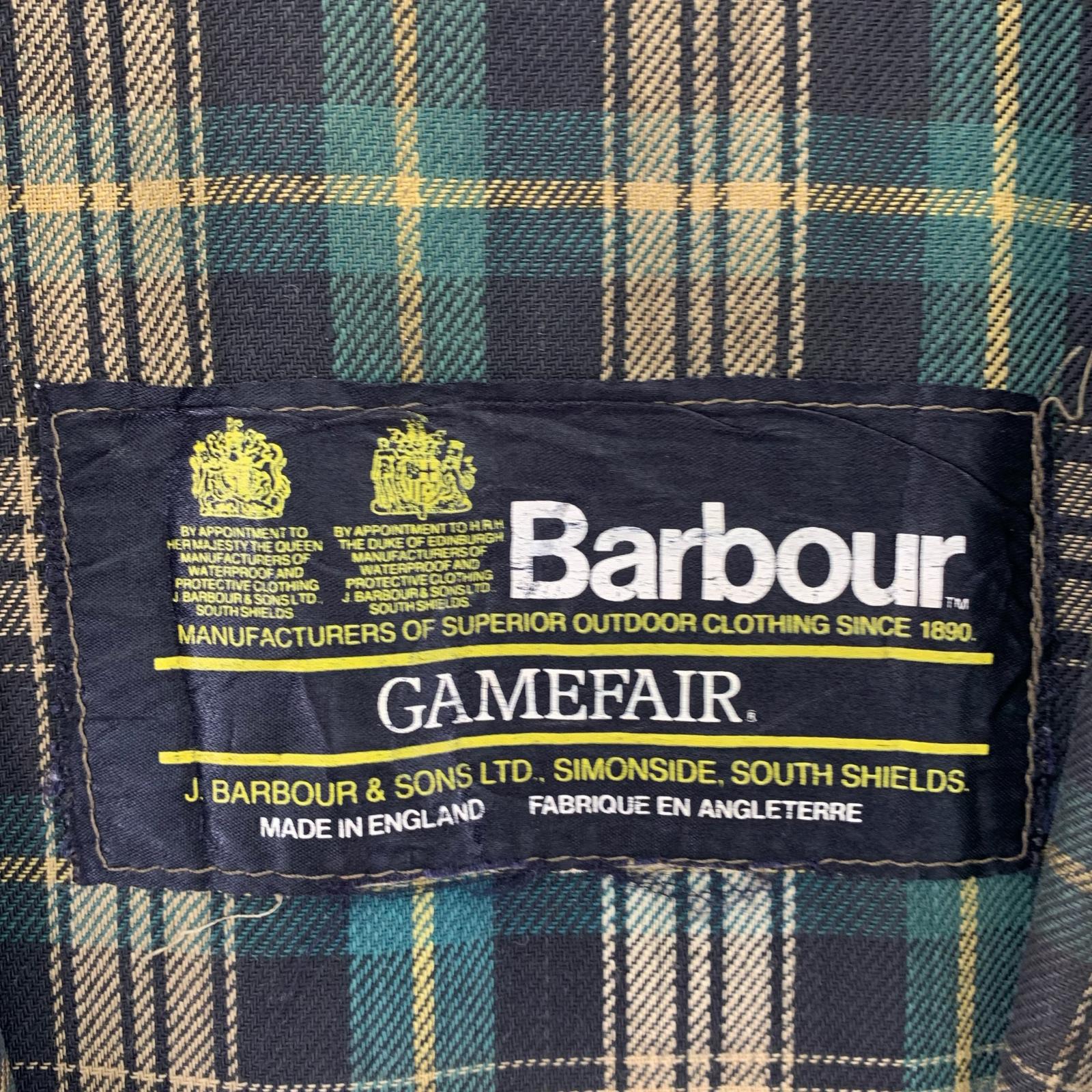 ブルゾン GAMEFAIR 2ワラント オイルドジャケット グリーン