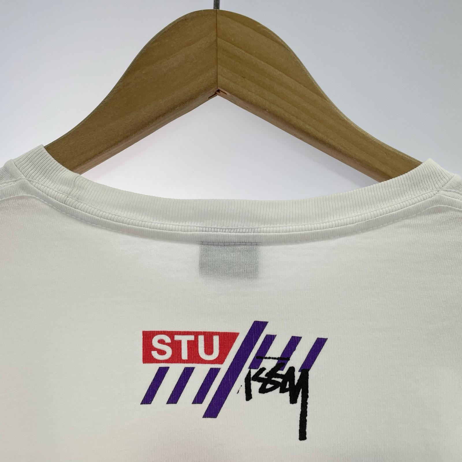 長袖Tシャツ スケートマン&サーフマン (XL) 白 ホワイト
