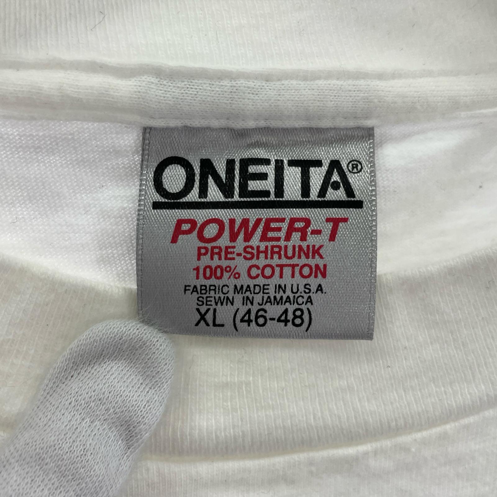 半袖Tシャツ 90s ONEITA カレッジ (XL) 白 ホワイト