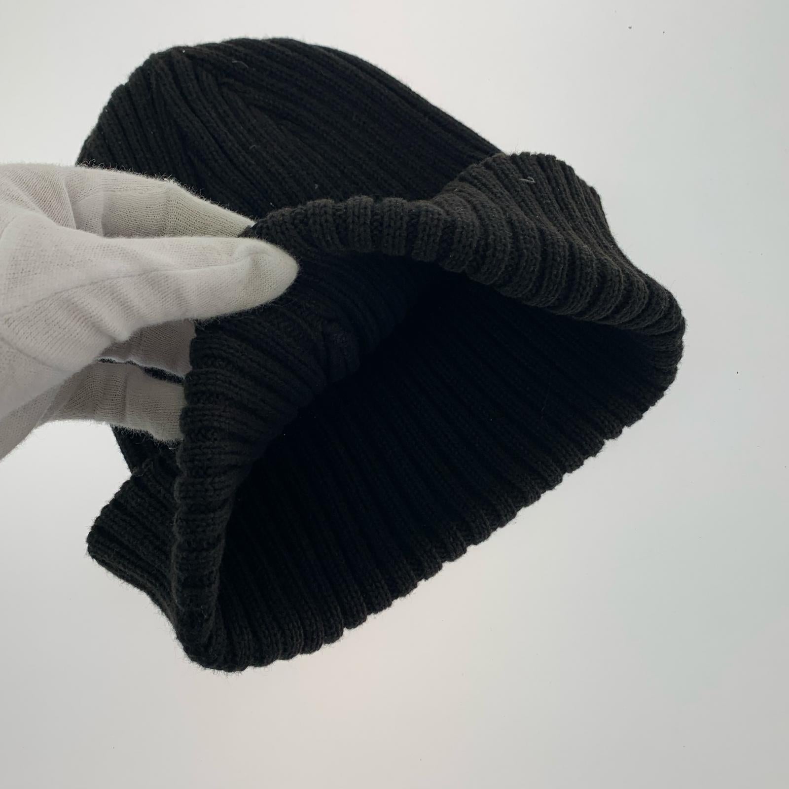 ニットキャップ Small Box Logo Beanie 黒 ブラック
