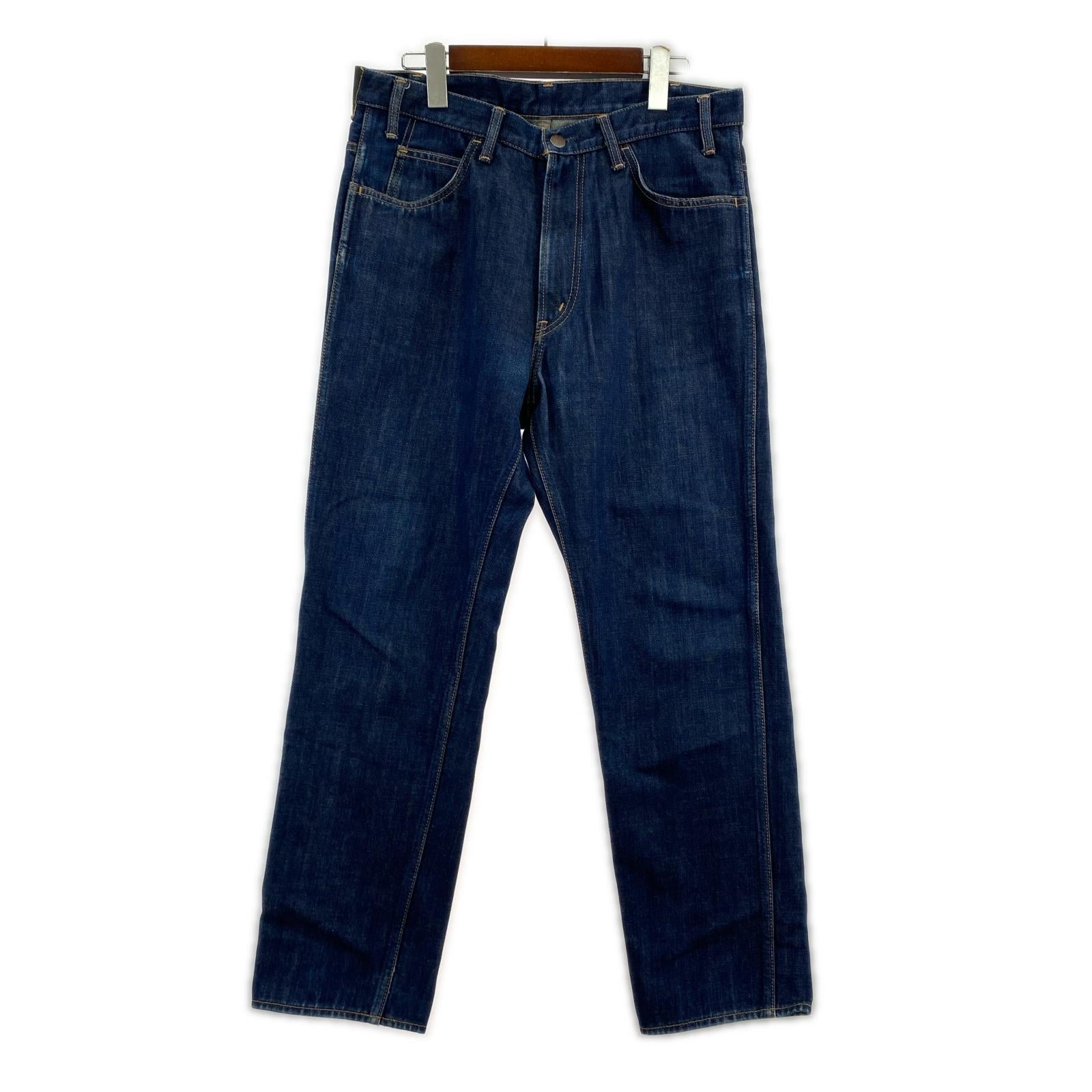デニムパンツ UNUSED テーパードデニム size2 IDG ネイビー