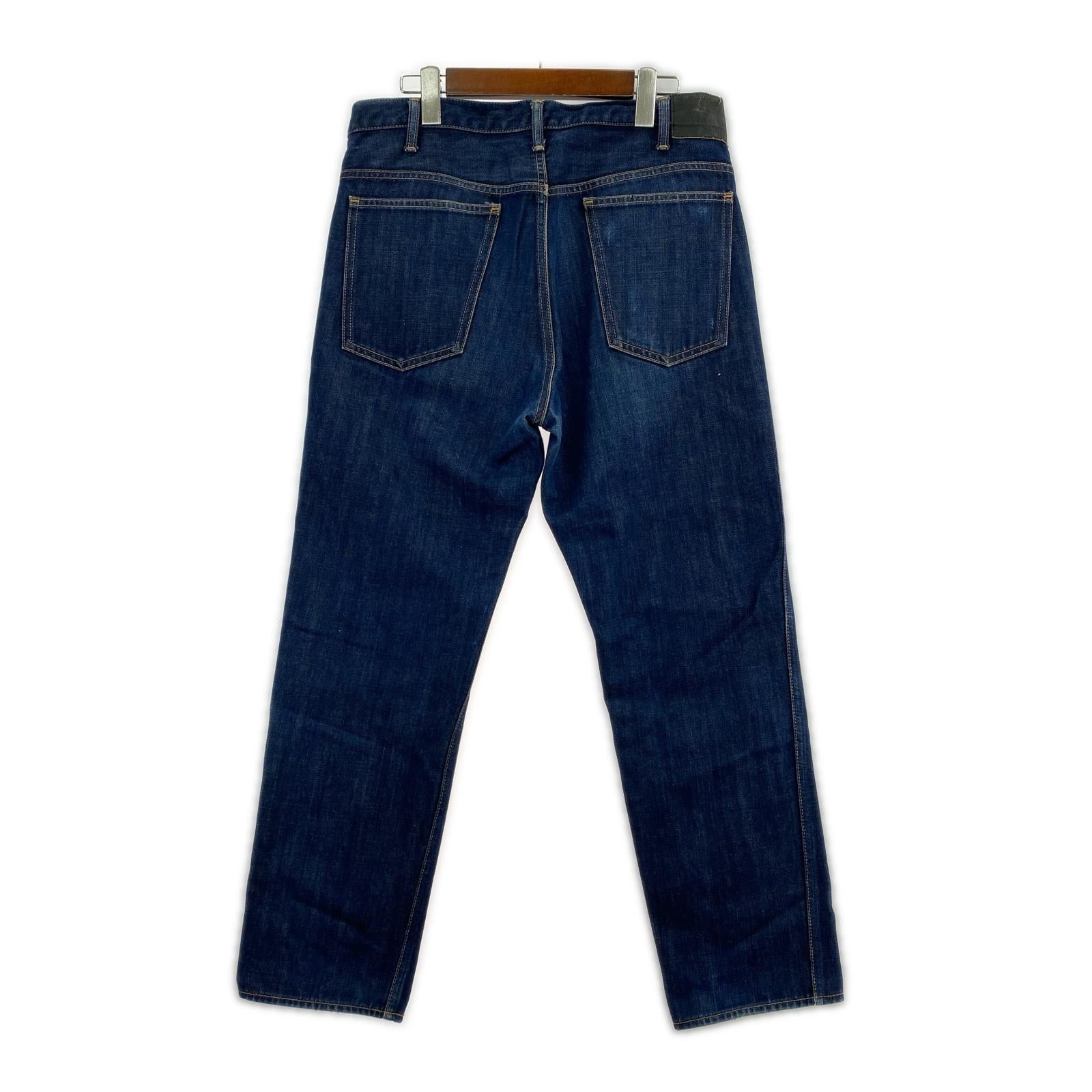 デニムパンツ UNUSED テーパードデニム size2 IDG ネイビー