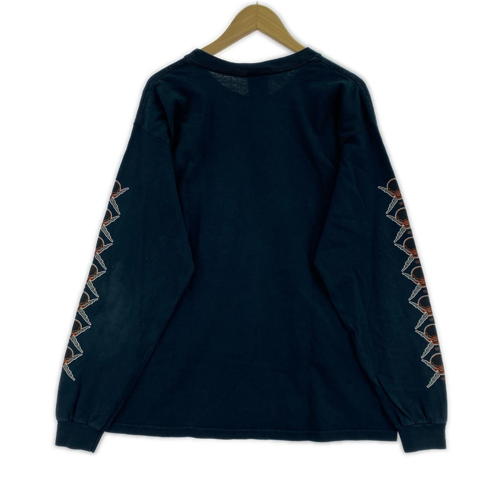 長袖Tシャツ 2012 SkullTee L L ネイビー