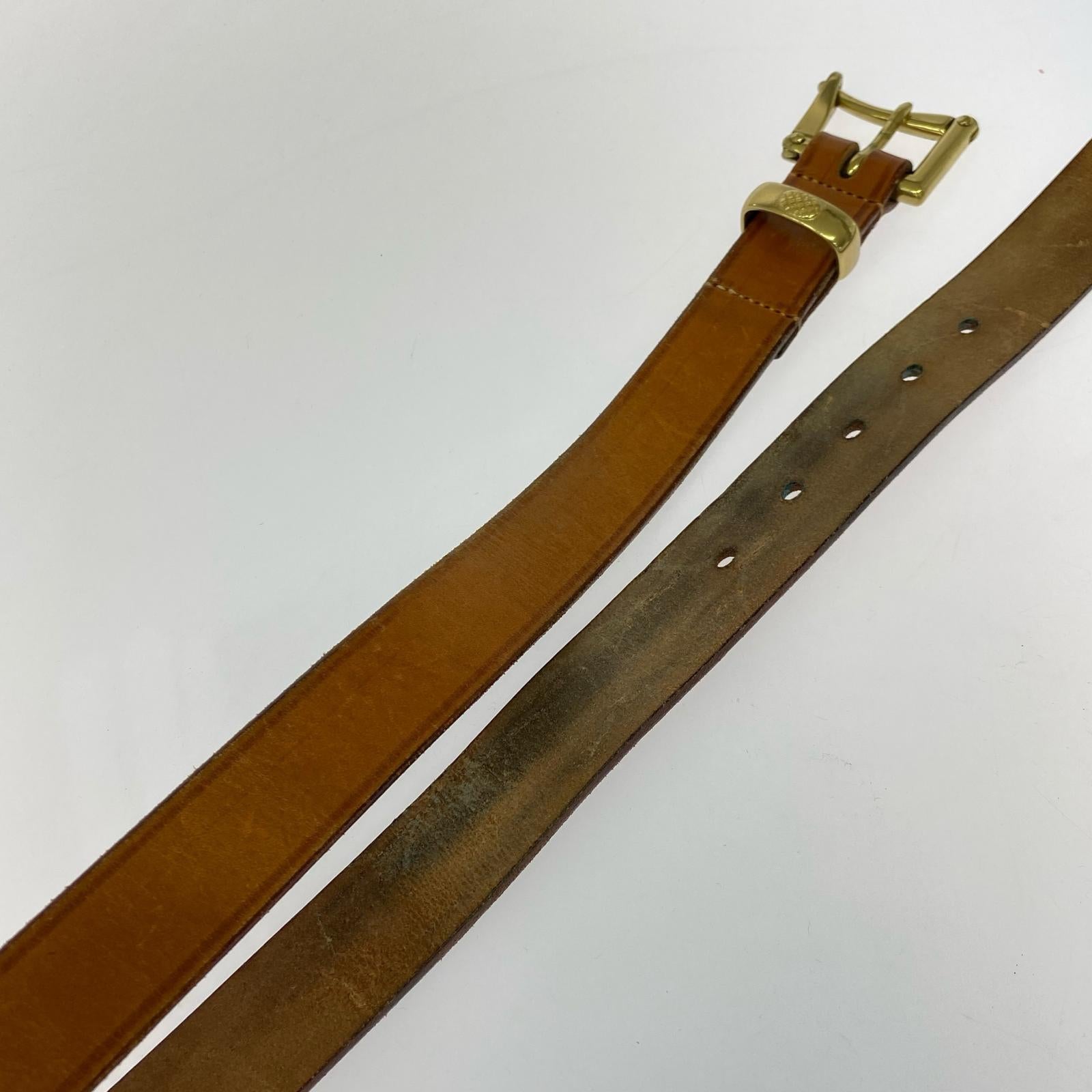 その他アクセサリー MARTIN FAIZEY レザー ベルト ブラウン