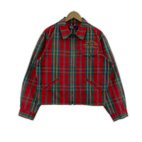 ジャケット POLO SPORTSMAN チェックスイングトップ M M レッド