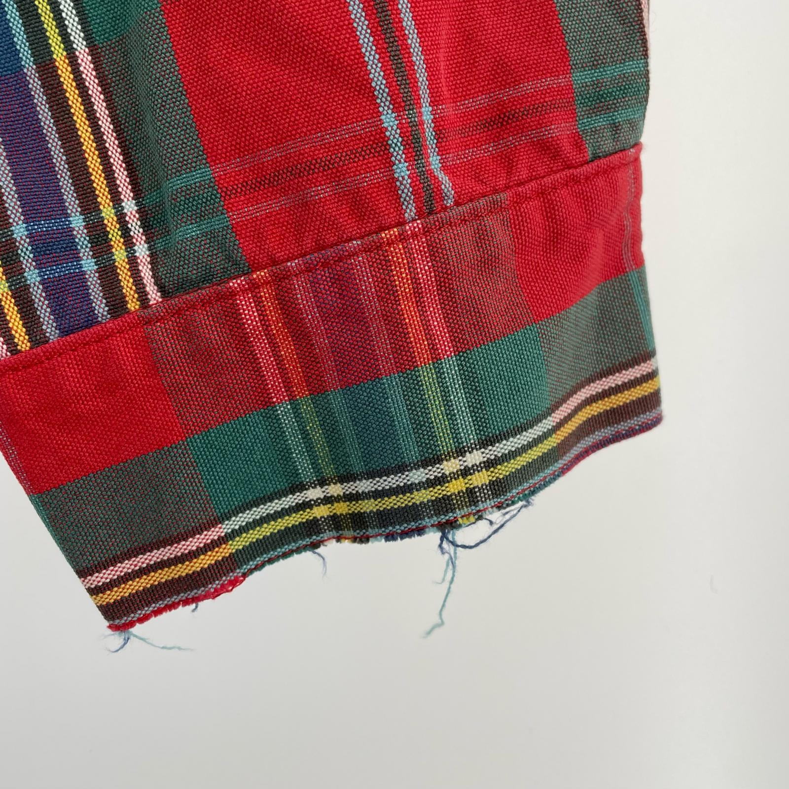 ジャケット POLO SPORTSMAN チェックスイングトップ M M レッド