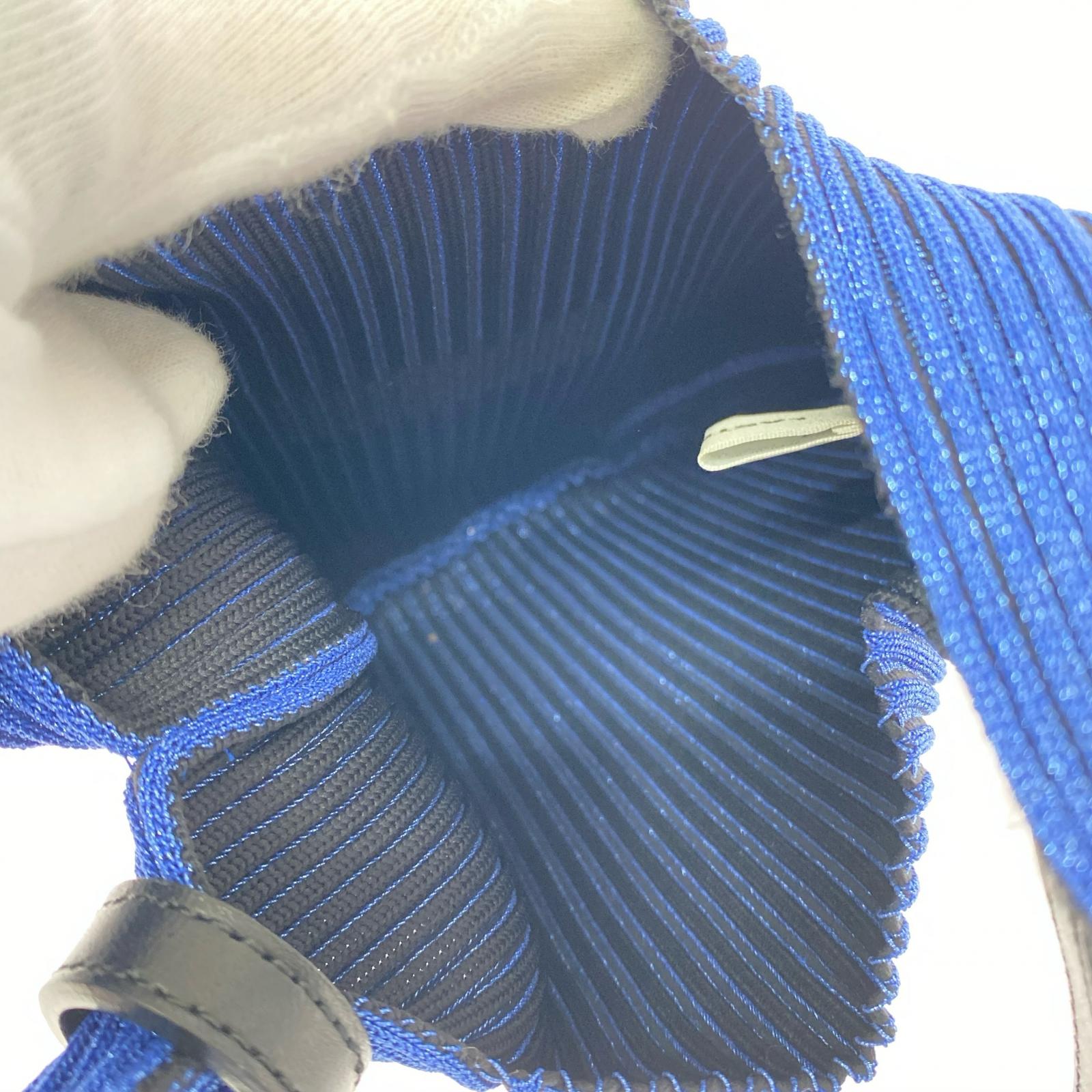 ショルダーバッグ LASTFRAME カラーメタリック マーケットバッグ BLUE ブルー