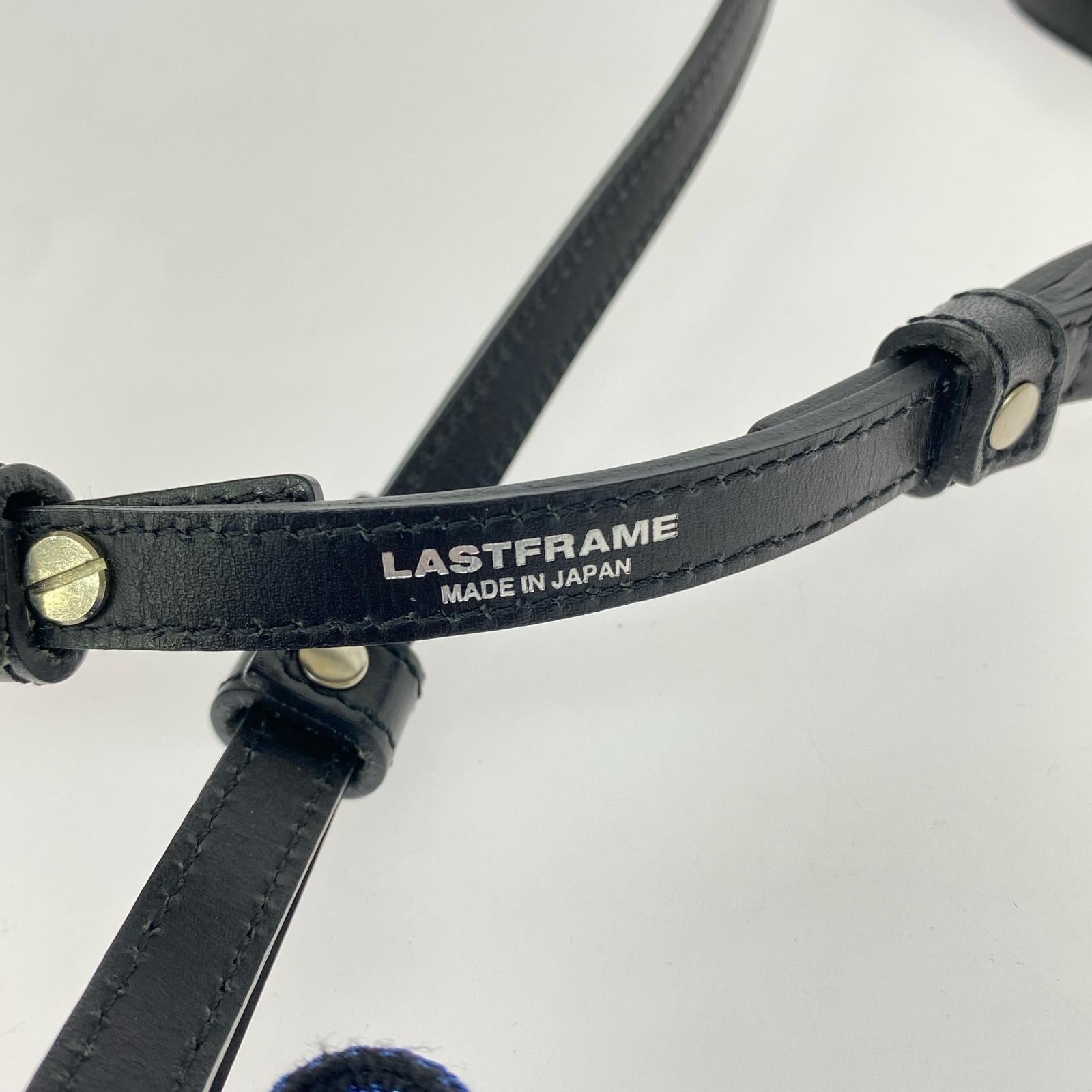ショルダーバッグ LASTFRAME カラーメタリック マーケットバッグ BLUE ブルー
