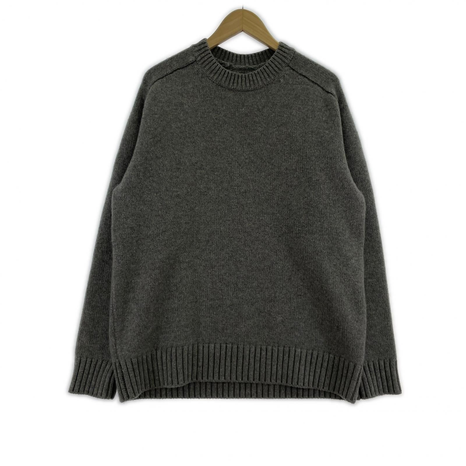 ニット Heavy Weight Cashmere Crew Neck Sweater 3 グレー