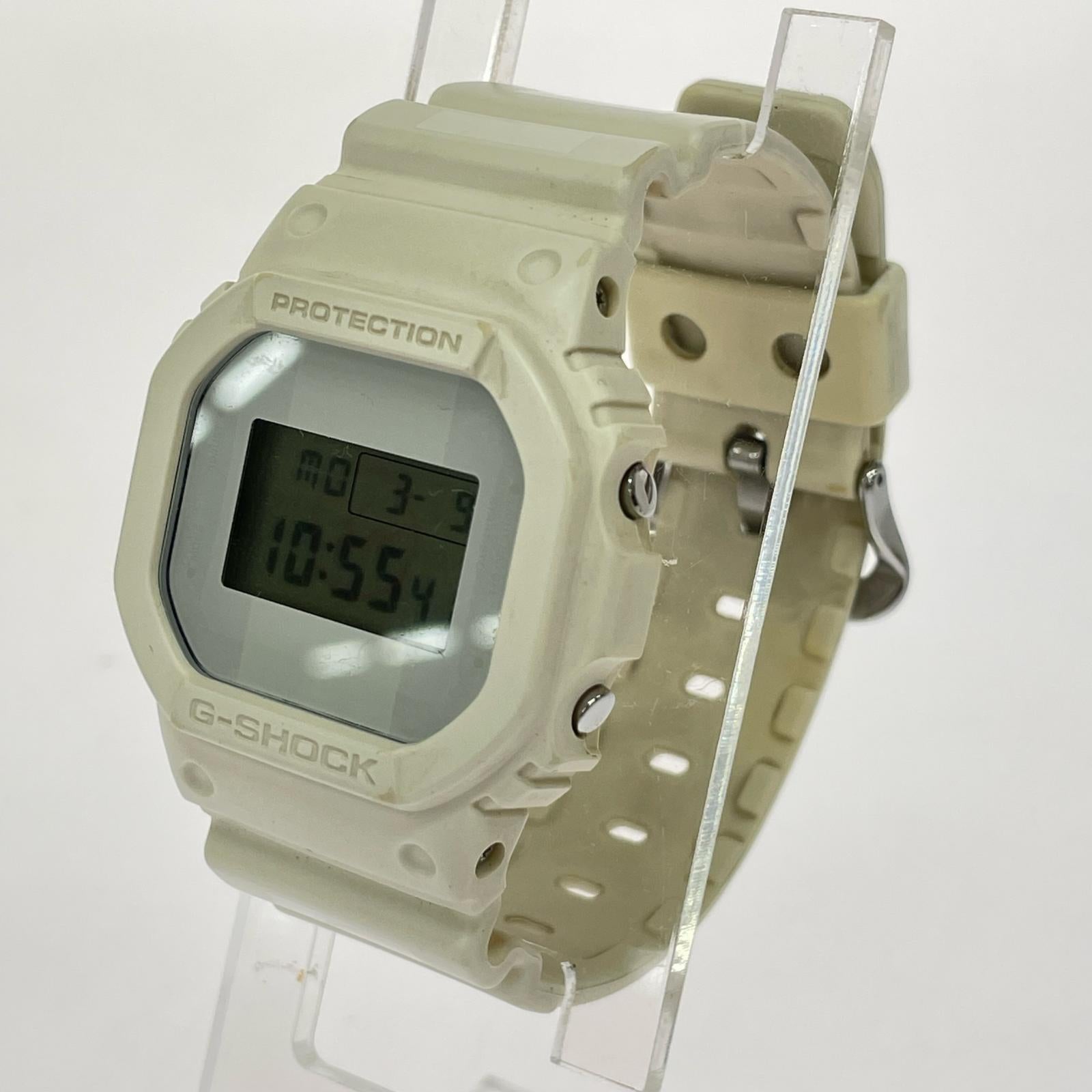 腕時計 fragment design DW-5600VT ホワイト デジタルクォーツ ホワイト