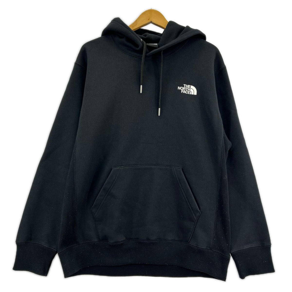 パーカー BLK バックスクエアロゴフーディ M ブラック