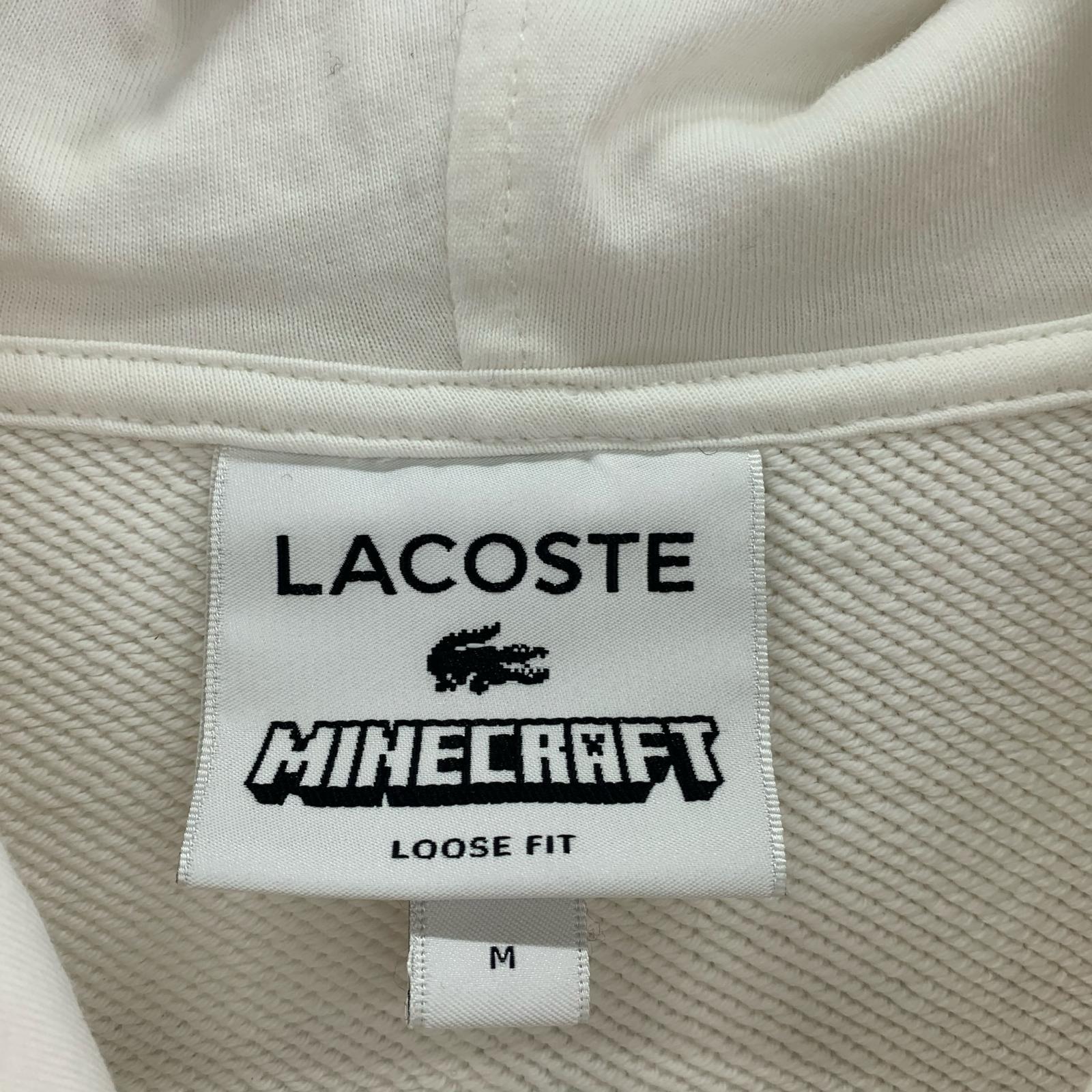 パーカー X Minecraft Fit Fleece Hoodie M WHT M ホワイト