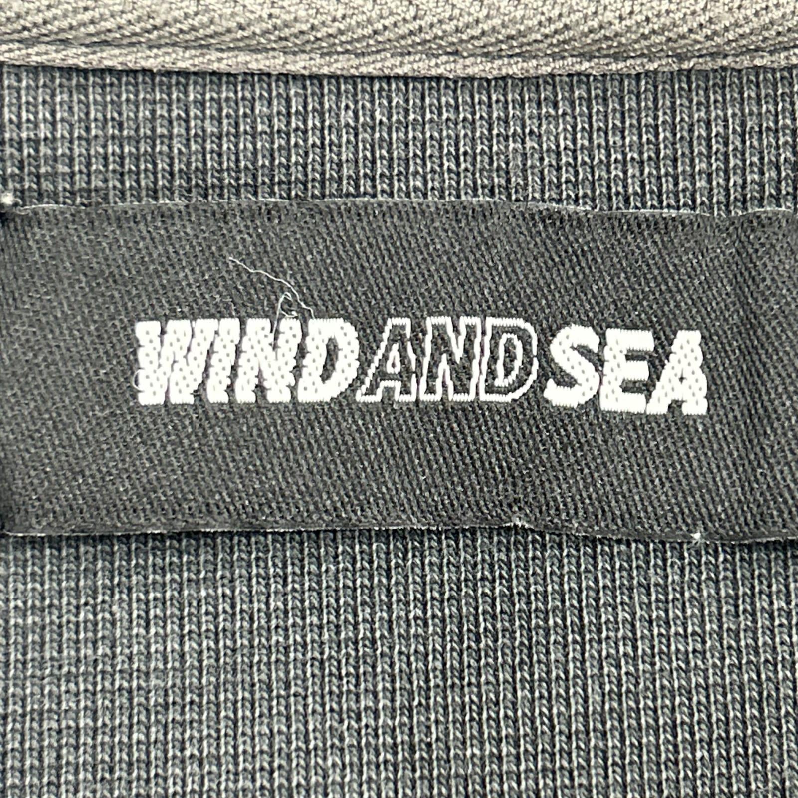 スウェット WIND AND SEA ロゴスウェット WDS-O-FAL-24Q1-CS-04 チャコール (XL) グレー