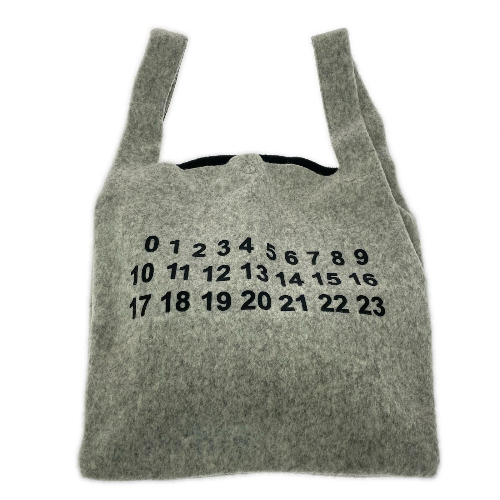 ショルダーバッグ 19AW ウールトートバッグ グレー グレー