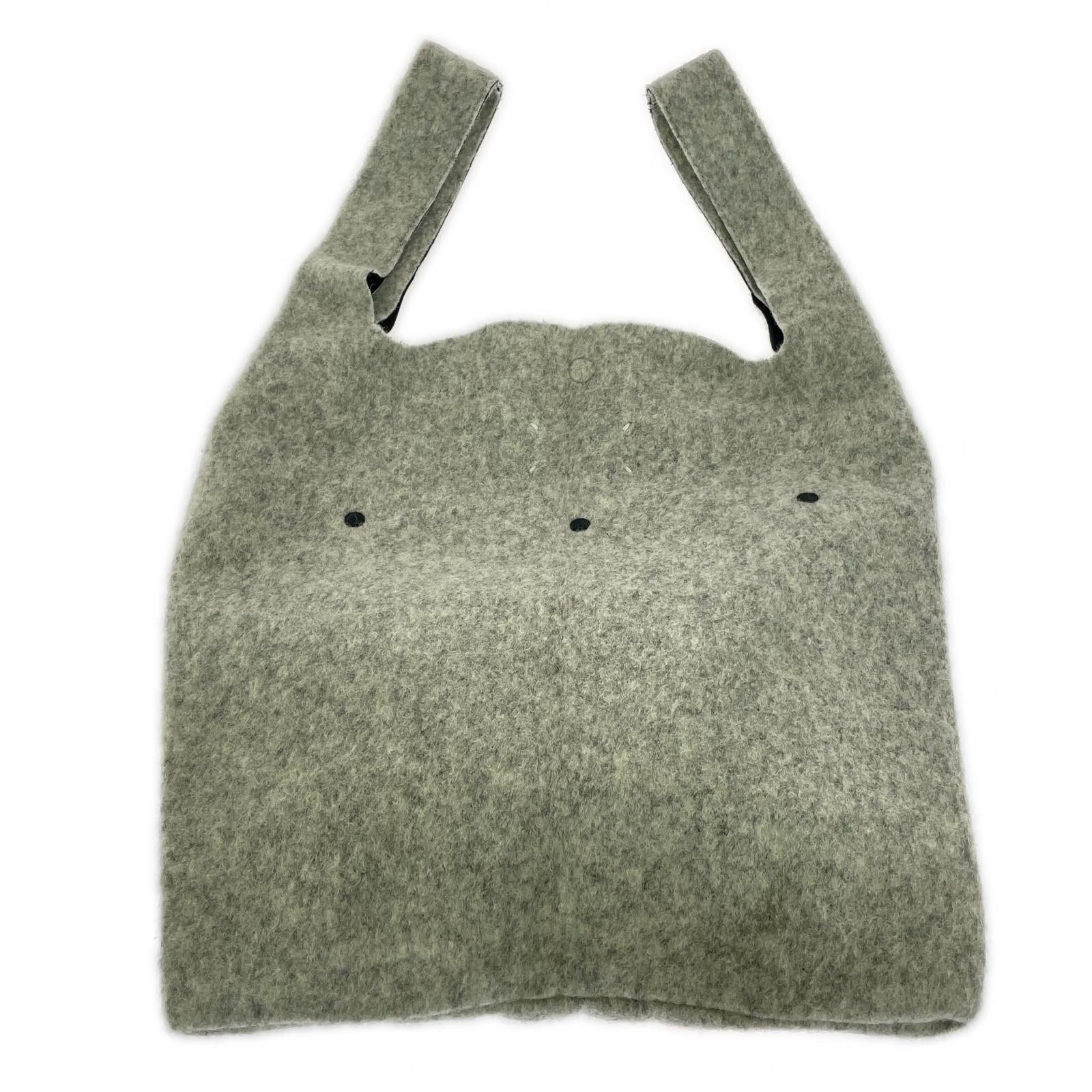 ショルダーバッグ 19AW ウールトートバッグ グレー グレー