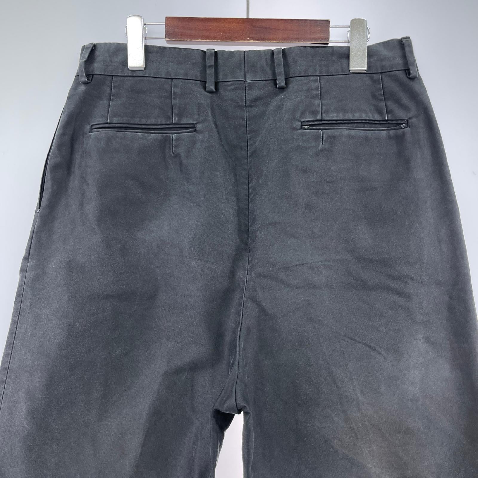 パンツ ツータックパンツ 黒 ブラック