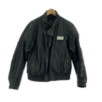 レザージャケット KADOYA K's LEATHER×AKIRA サイバージャック カプセルロゴ M ブラック