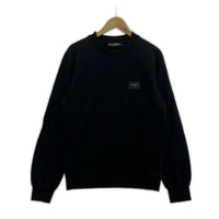 スウェット DOLCE&GABBANA スモールロゴ クルーネックスウェット 46 ブラック 46 ブラック