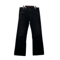 デニムパンツ DIESEL D-MOORIX ブラックデニムブッシュパンツ 32 ブラック 32 ブラック