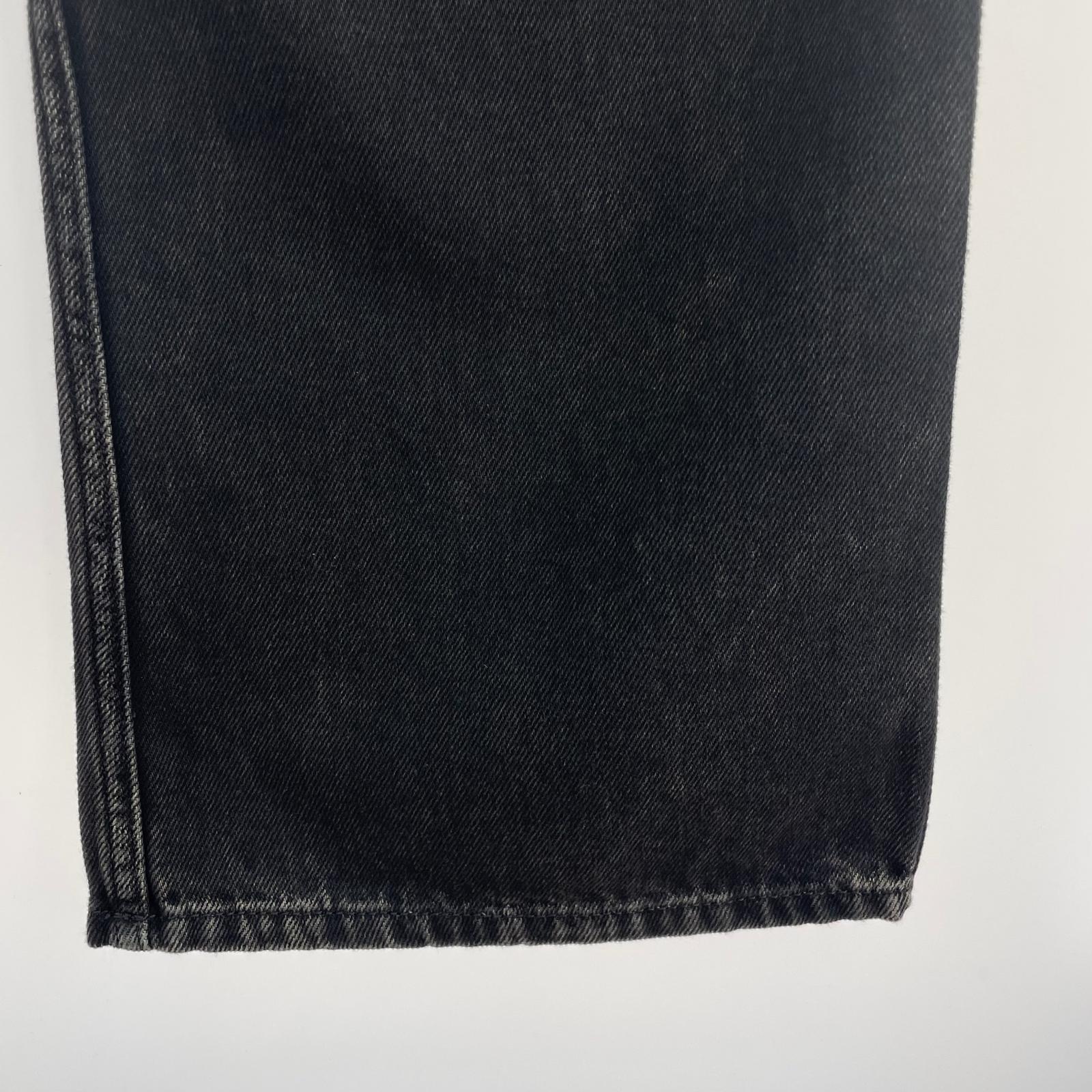 デニムパンツ DIESEL D-MOORIX ブラックデニムブッシュパンツ 32 ブラック 32 ブラック