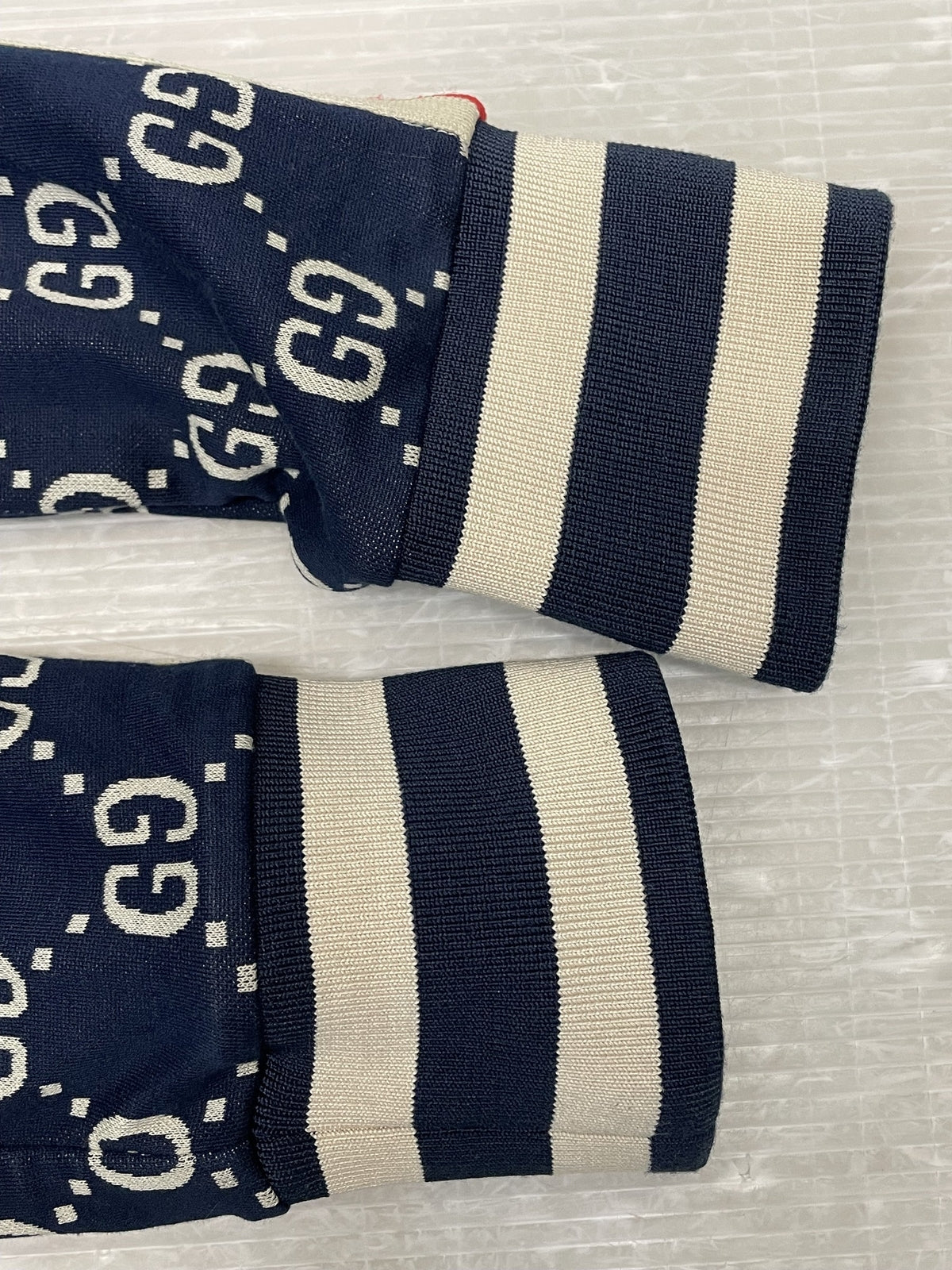 GUCCI 18AW GG JACQUARD COTTON JACKET トラックジャケット ネイビー