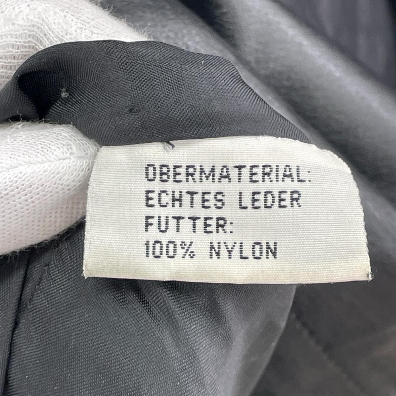 レザージャケット ECHTES LEDER ブラック (50) ブラック